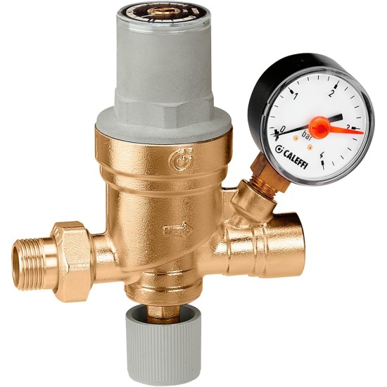 CALEFFI 553640 1/2" Gruppo di riempimento con manometro