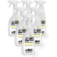 kit 6 pz FAREN FIREGLASS detergente 750 ml
